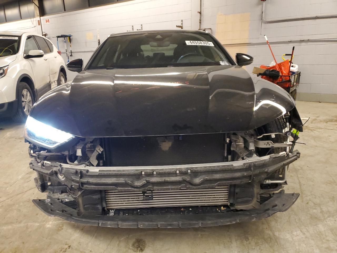 2019 Audi A7 VIN WAUS2AF23KN057135 Copart auction photo, front end / side damage thumbnail 5