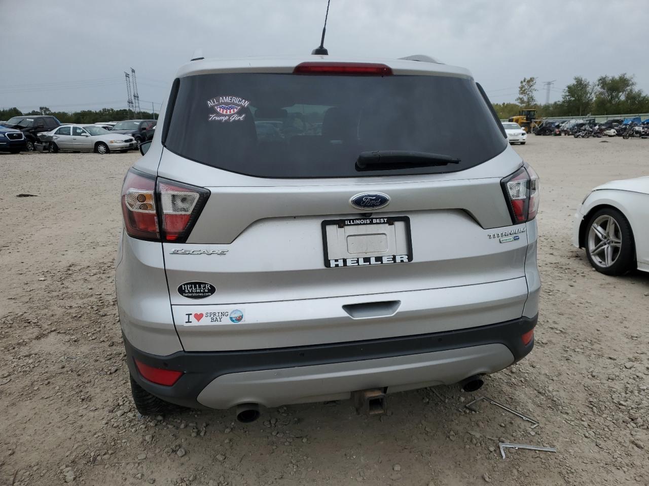 2017 Ford Escape VIN 1FMCU9J98HUA65195 Copart auction photo, front end damage thumbnail 6
