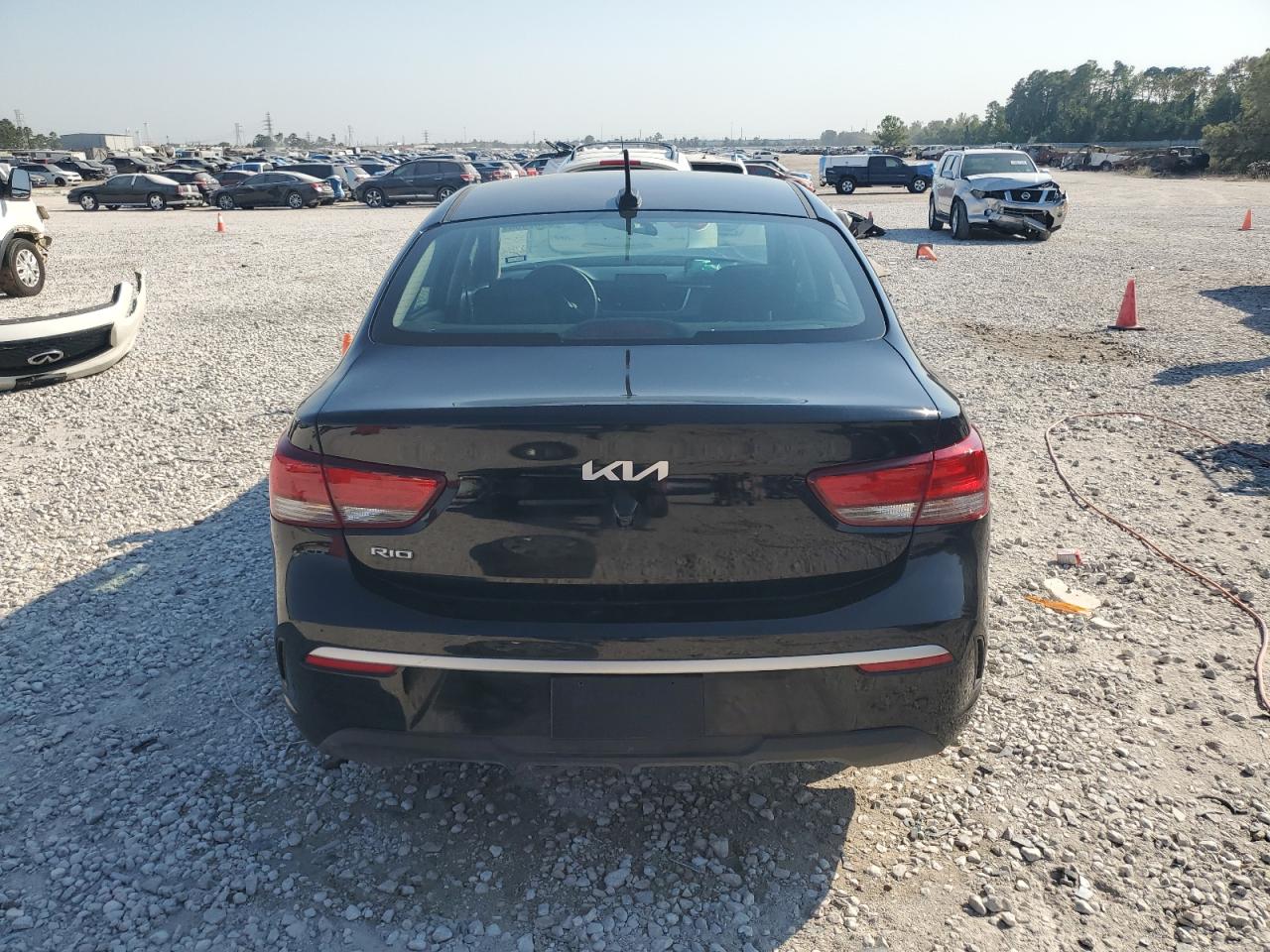 2023 KIA Rio VIN 3KPA24ADXPE607886 Copart auction photo, front end damage thumbnail 6