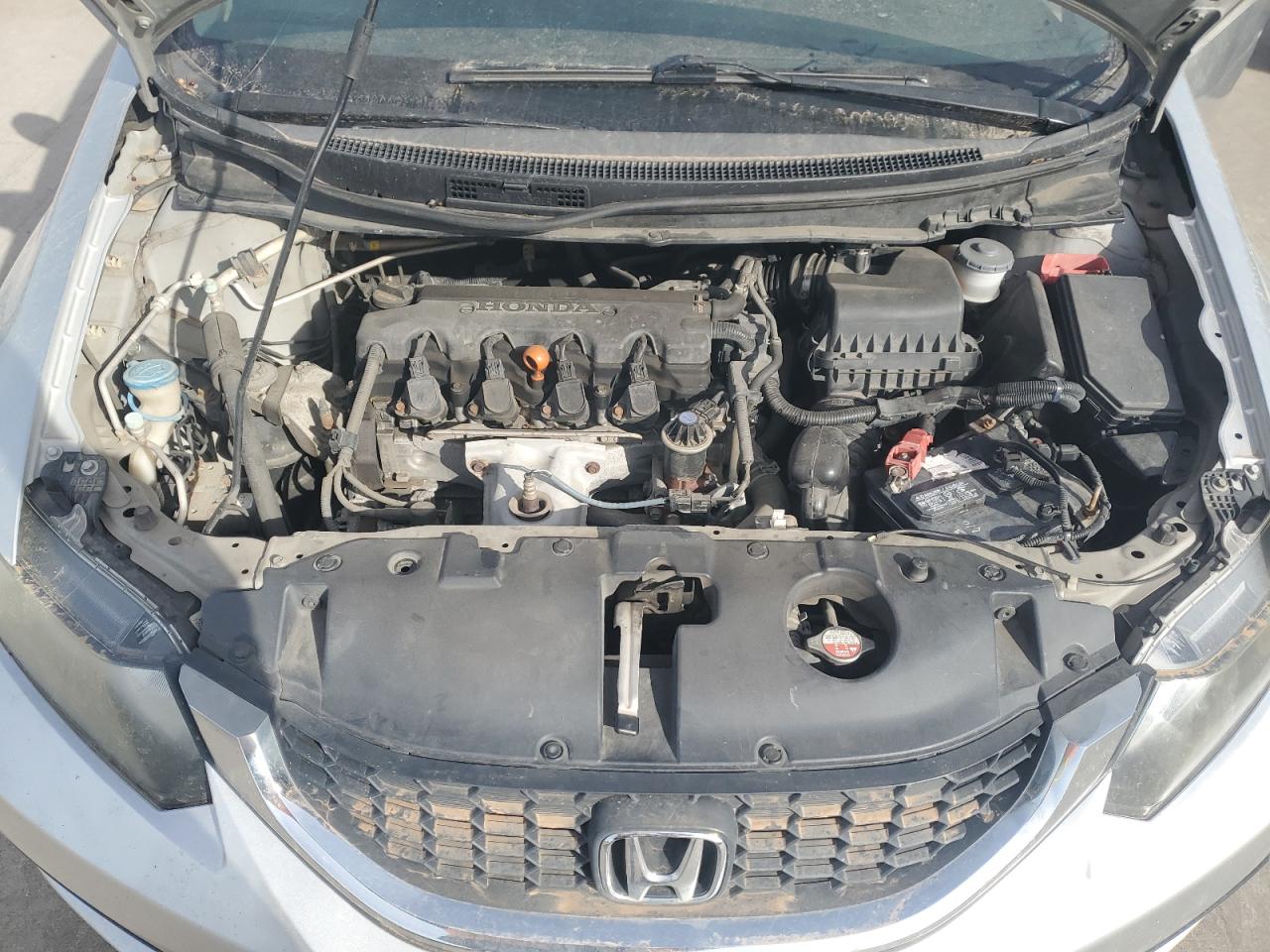 2014 Honda Civic VIN 2HGFB2F50EH534705 Copart auction photo, rear end / all over damage thumbnail 11