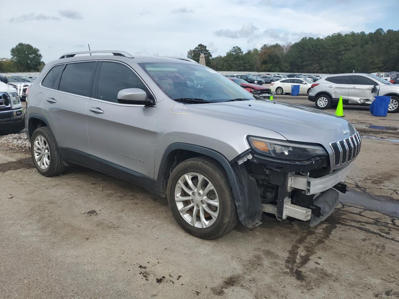 2019 Jeep Grand Cherokee VIN 1C4PJLCB4KD164597 Copart auction photo, front end / undercarriage damage thumbnail 4
