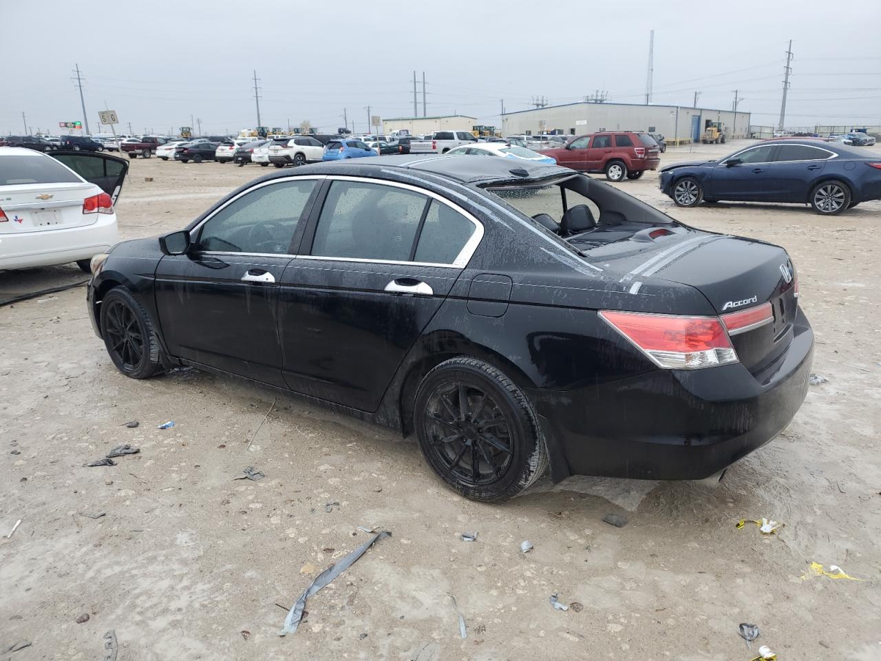 2012 Honda Accord VIN 1HGCP3F86CA021152 Copart auction photo, rear end damage thumbnail 2