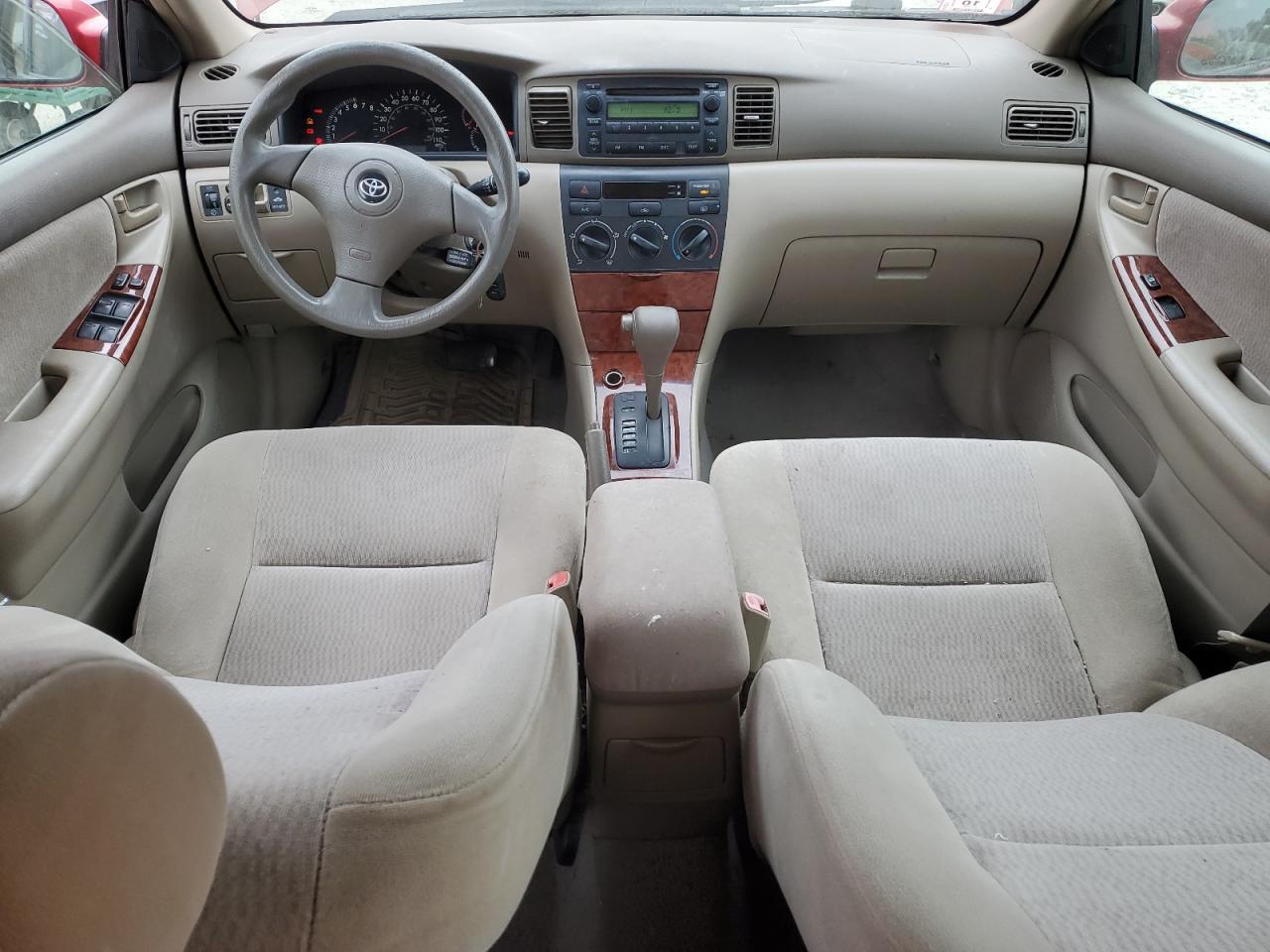 2005 Toyota Corolla VIN 1NXBR32E65Z375363 Copart auction photo, front end / minor dent/scratches damage thumbnail 8