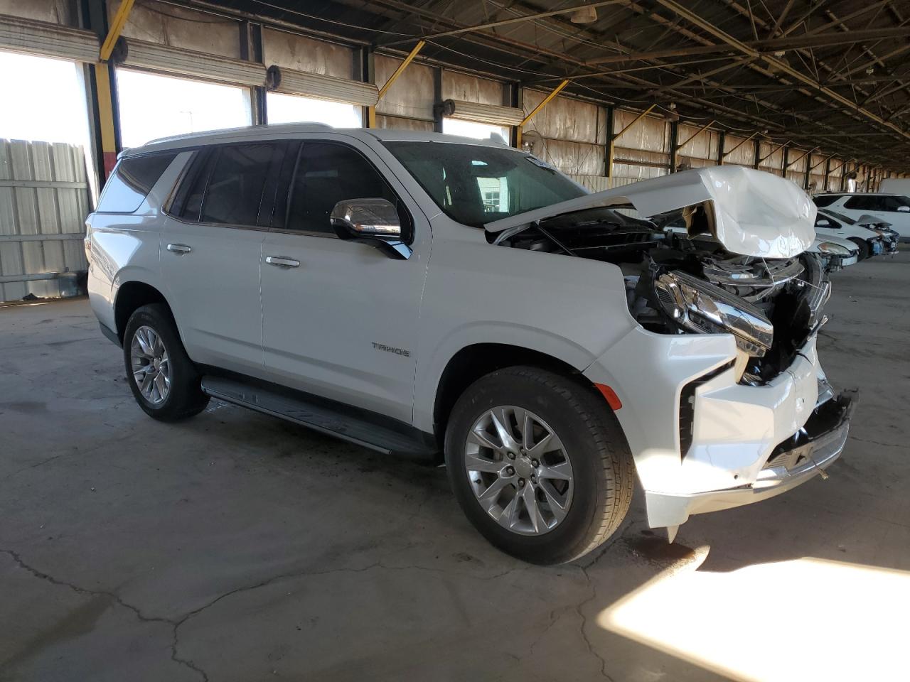 2023 Chevrolet Tahoe VIN 1GNSKSKD2PR497726 Copart auction photo, front end damage thumbnail 4