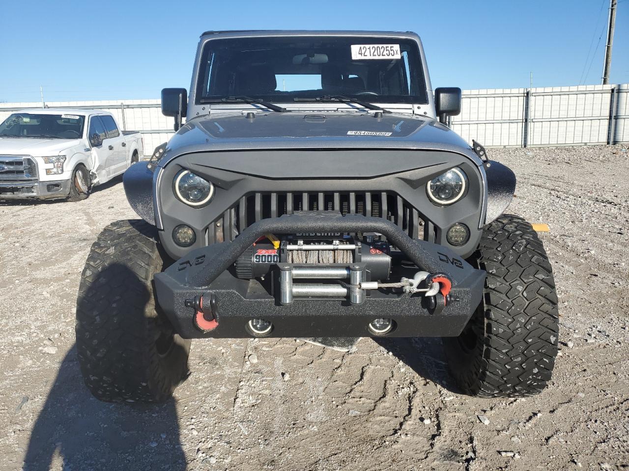 2016 Jeep Wrangler VIN 1C4AJWAG2GL156095 Copart auction photo, rear end damage thumbnail 5