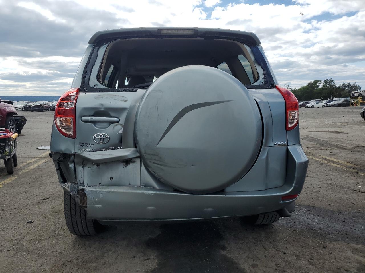 2007 Toyota RAV 4 VIN JTMBK31V975037768 Copart auction photo, rear end damage thumbnail 6