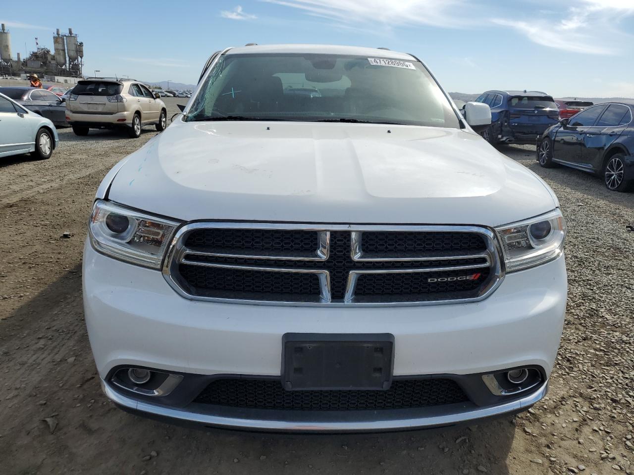 2018 Dodge Durango VIN 1C4RDHAG1JC490227 Copart auction photo, side / front end damage thumbnail 5