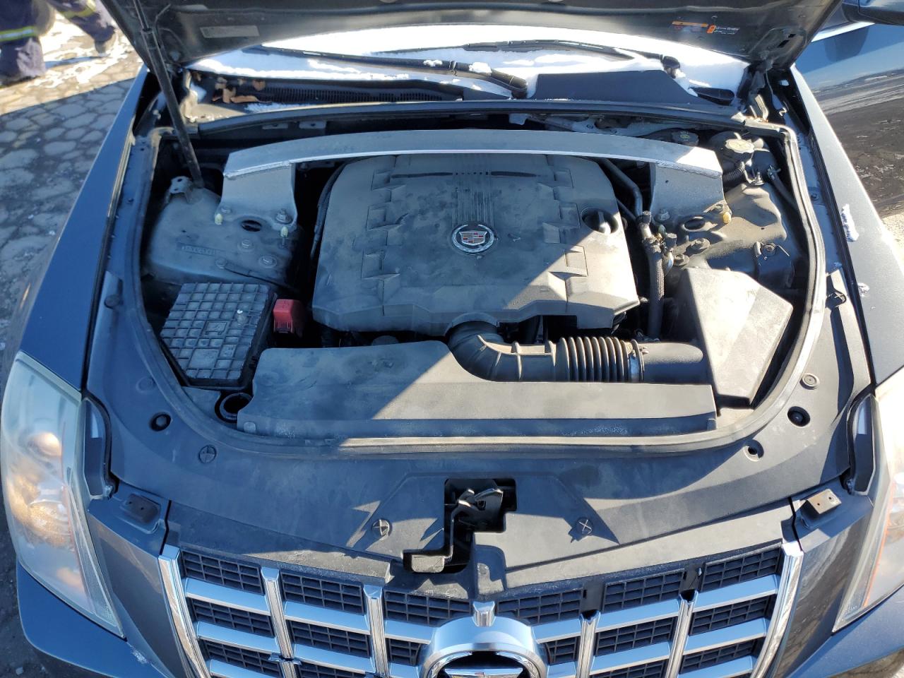2012 Cadillac CTS VIN 1G6DC5E53C0115046 Copart auction photo, front end / undercarriage damage thumbnail 11