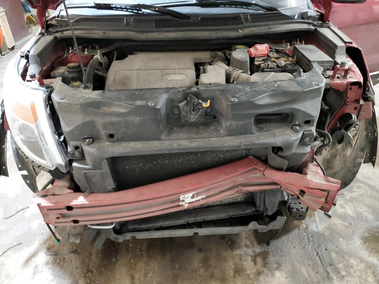 2013 Ford Explorer VIN 1FM5K8F88DGA93757 Copart auction photo, front end damage thumbnail 14