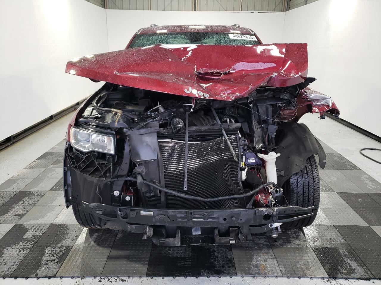 2018 Jeep Grand Cherokee VIN 1C4RJFAG0JC165100 Copart auction photo, front end / rear end damage thumbnail 5