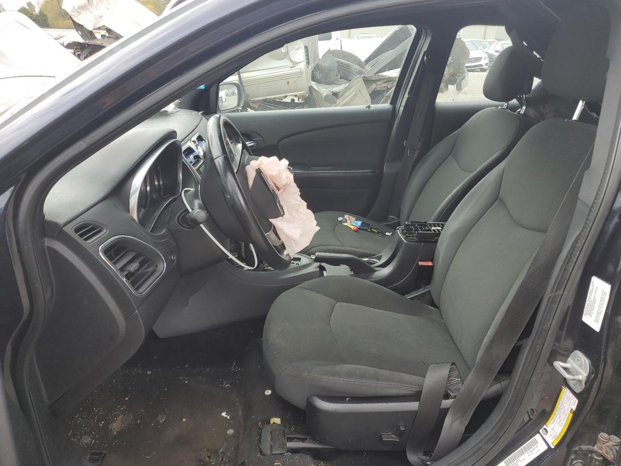 2012 Chrysler 200 VIN 1C3CCBBG2CN106259 Copart auction photo, front end / side damage thumbnail 7