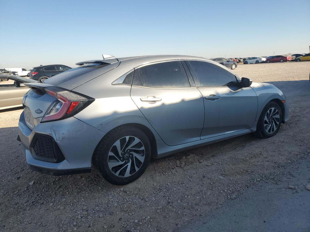 2017 Honda Civic VIN SHHFK7H22HU223767 Copart auction photo, front end / side damage thumbnail 3