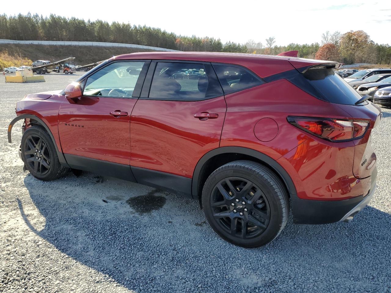 2021 Chevrolet Blazer VIN 3GNKBCRS7MS571001 Copart auction photo, front end damage thumbnail 2