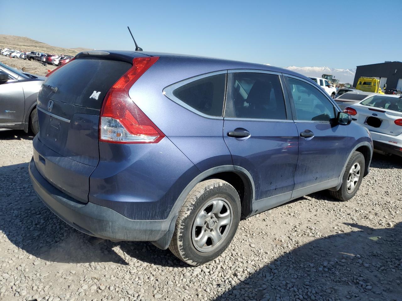 2013 Honda CR-V VIN 2HKRM3H36DH505299 Copart auction photo, front end / rear end damage thumbnail 3