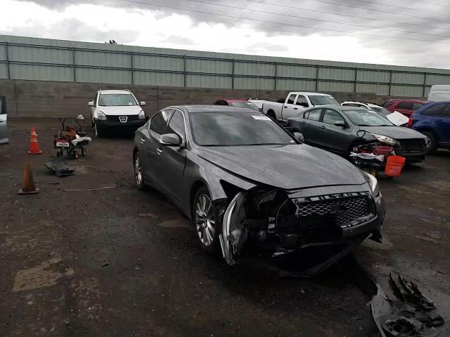 2021 Infiniti Q50 VIN JN1EV7BP5MM706327 Copart auction photo, front end / side damage thumbnail 10