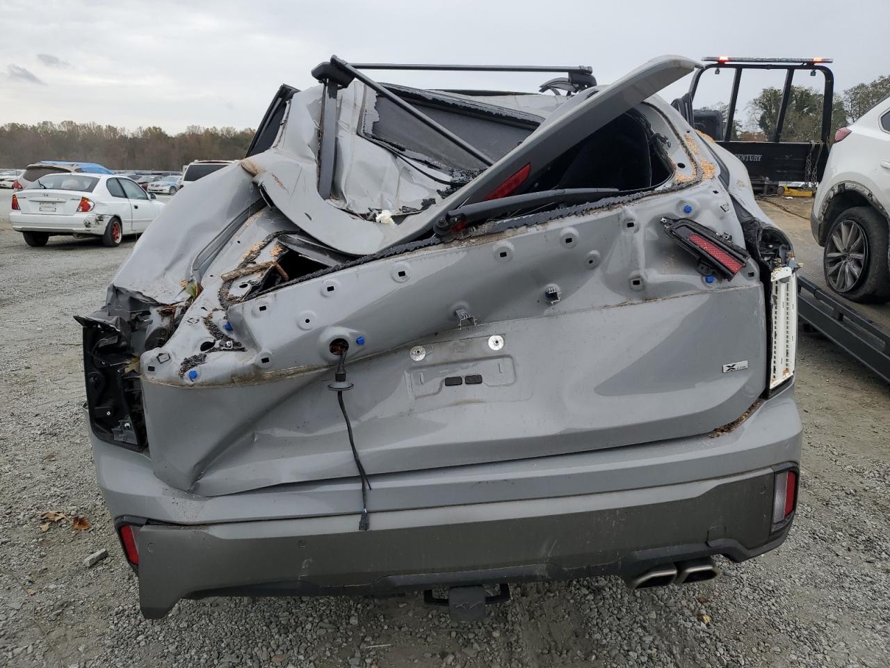 2023 KIA Telluride VIN 5XYP5DGC1PG327079 Copart auction photo, top/roof / rear end damage thumbnail 6