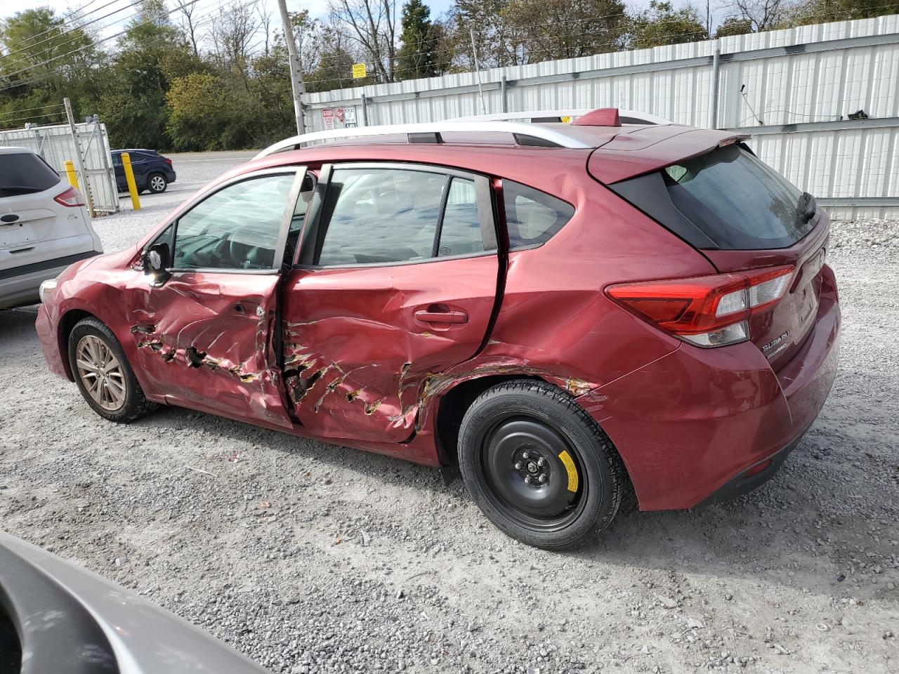 2018 Subaru Impreza VIN 4S3GTAB64J3739644 Copart auction photo, side damage thumbnail 2