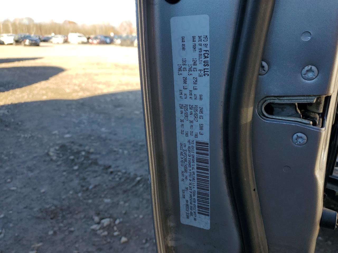 2018 Dodge Journey VIN 3C4PDCAB6JT495801 Copart auction photo, front end damage thumbnail 14