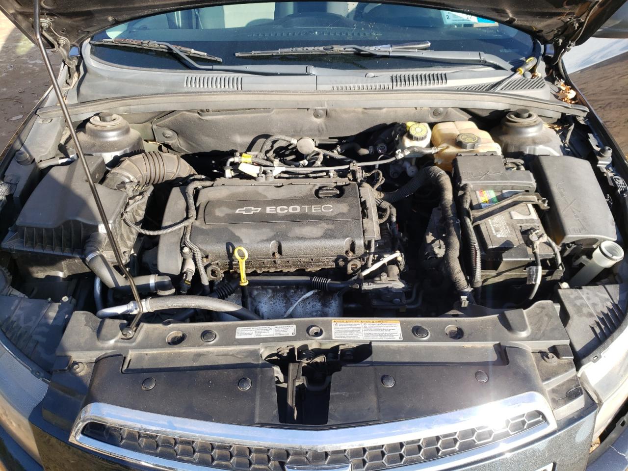 2014 Chevrolet Cruze VIN 1G1PA5SG3E7349244 Copart auction photo, front end / side damage thumbnail 13