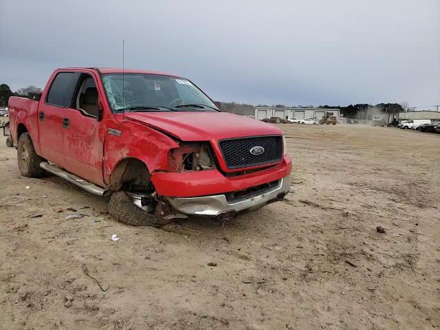 2005 Ford F-150 VIN 1FTPW14565KC85498 Copart auction photo, side / front end damage thumbnail 10