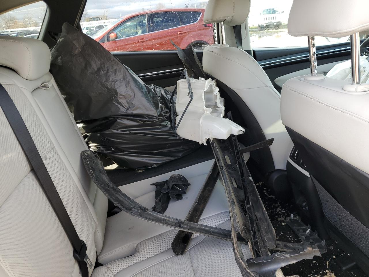 2022 Hyundai Tucson VIN 5NMJECAE6NH068487 Copart auction photo, front end / side damage thumbnail 14