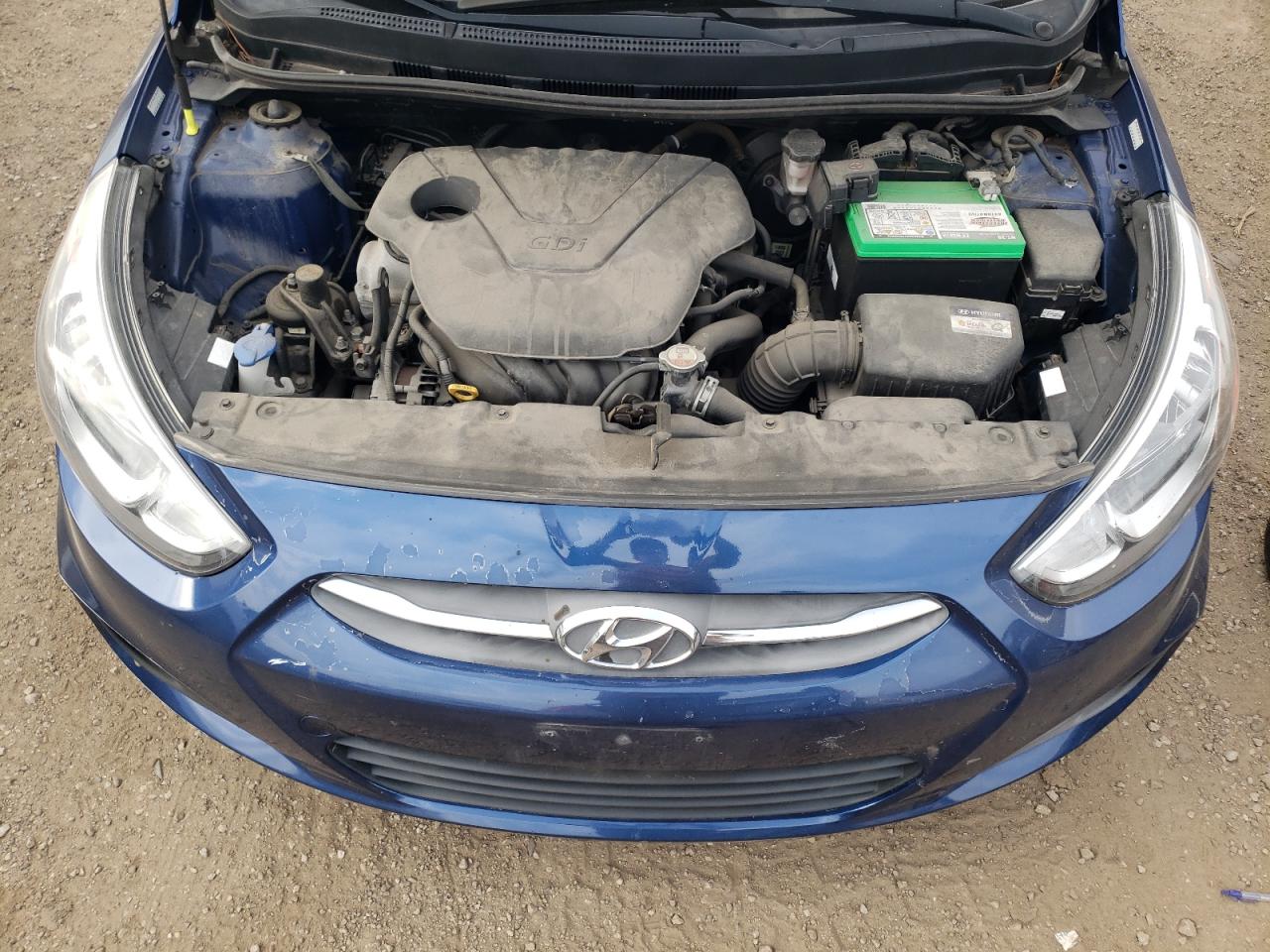 2017 Hyundai Accent VIN KMHCT5AE4HU342000 Copart auction photo, rear end damage thumbnail 11