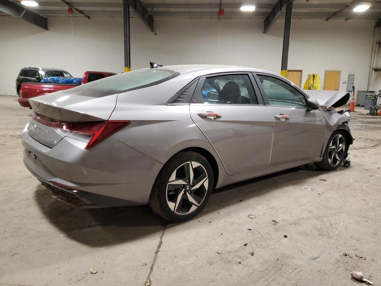 2023 Hyundai Elantra VIN KMHLN4AJ4PU063548 Copart auction photo, front end / side damage thumbnail 3