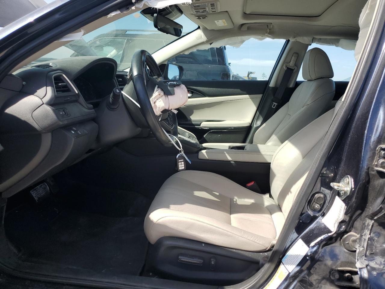 2019 Honda Insight VIN 19XZE4F93KE022378 Copart auction photo, side / front end damage thumbnail 7