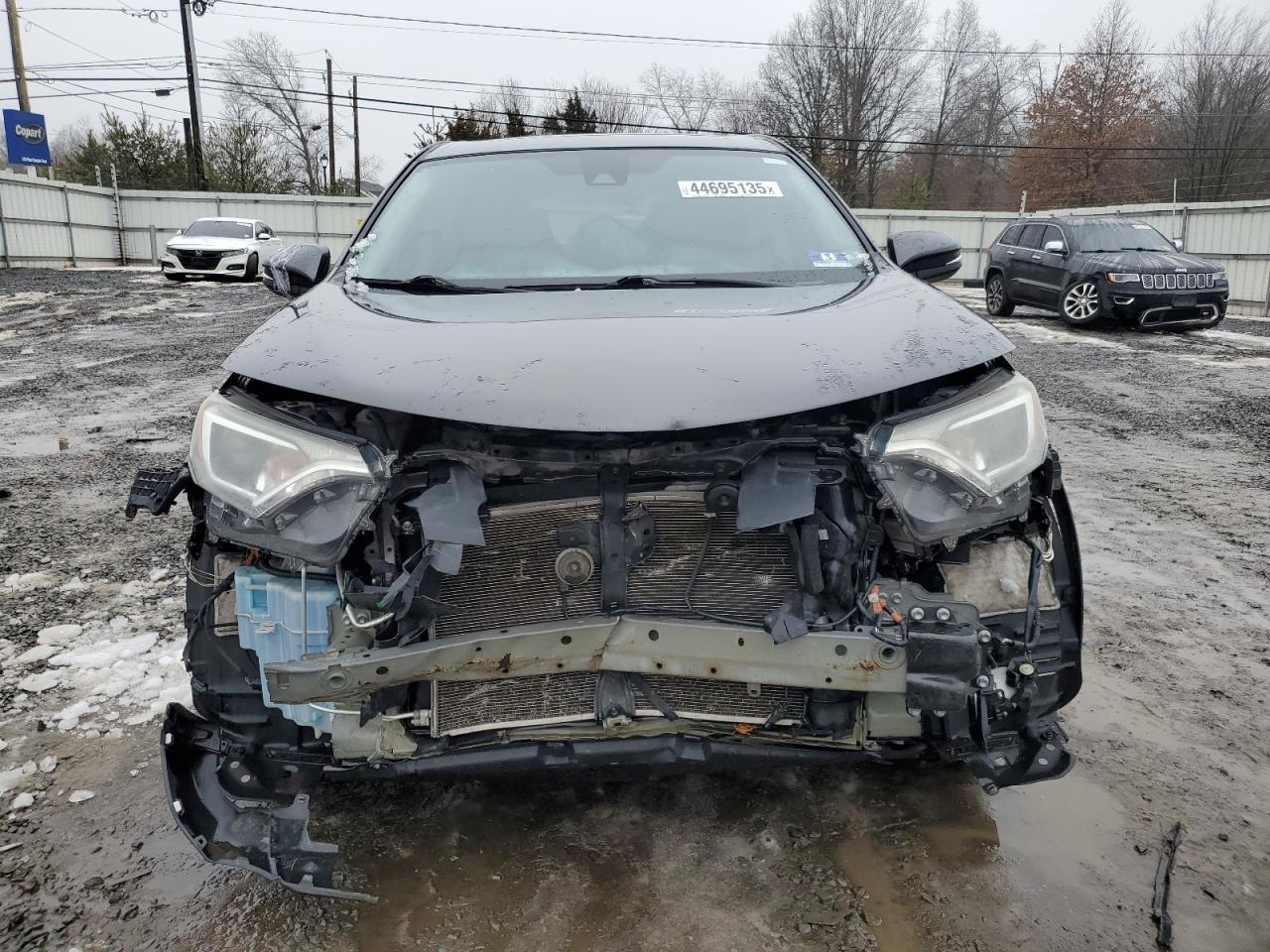 2018 Toyota RAV 4 VIN 2T3RFREVXJW800445 Copart auction photo, front end damage thumbnail 5