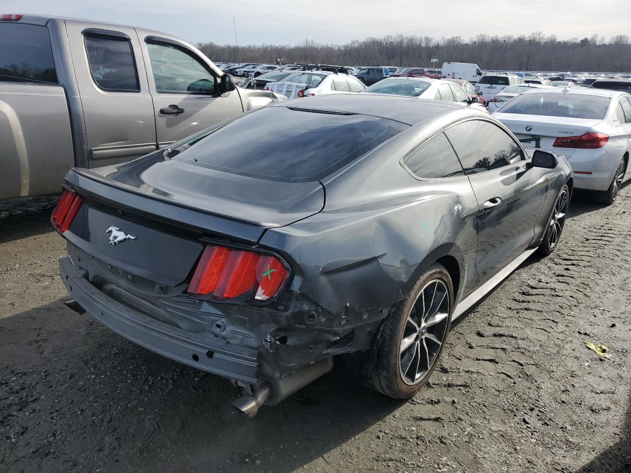 2016 Ford Mustang VIN 1FA6P8TH1G5226363 Copart auction photo, rear end damage thumbnail 3