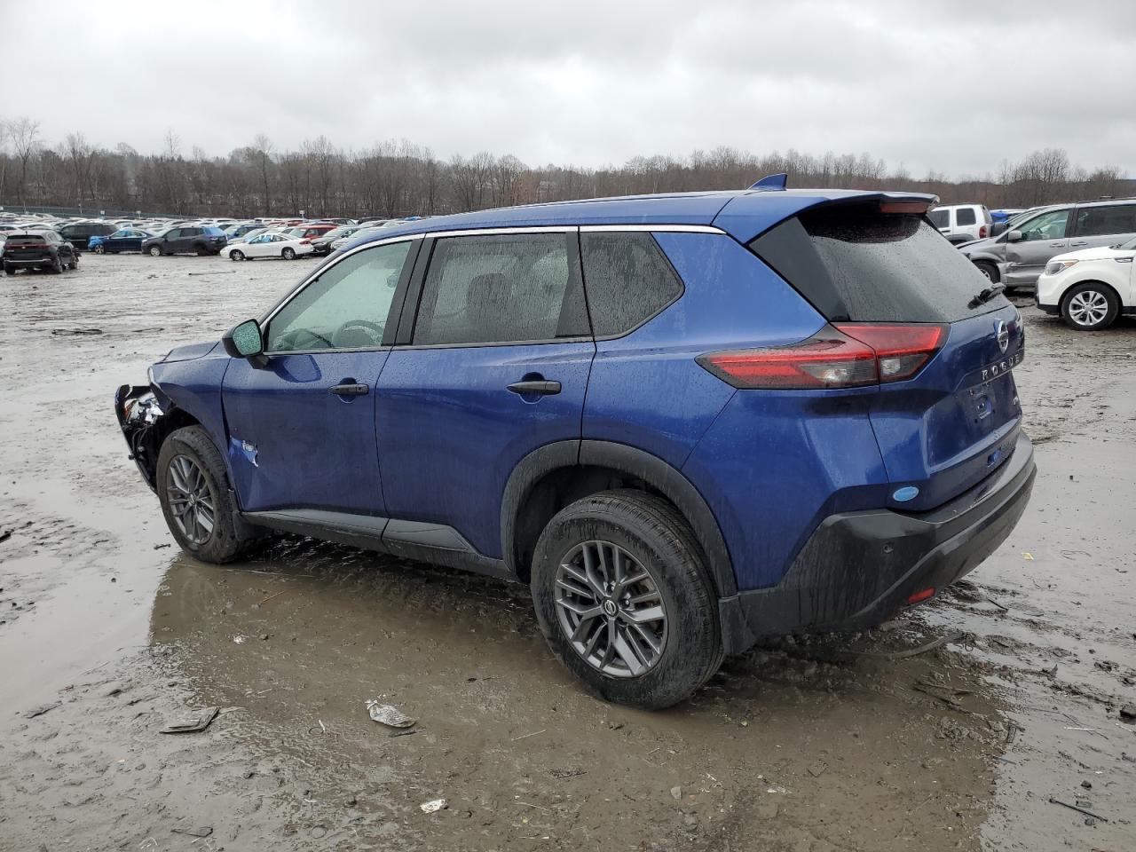 2021 Nissan Rogue VIN 5N1AT3AB0MC692189 Copart auction photo, side / front end damage thumbnail 2