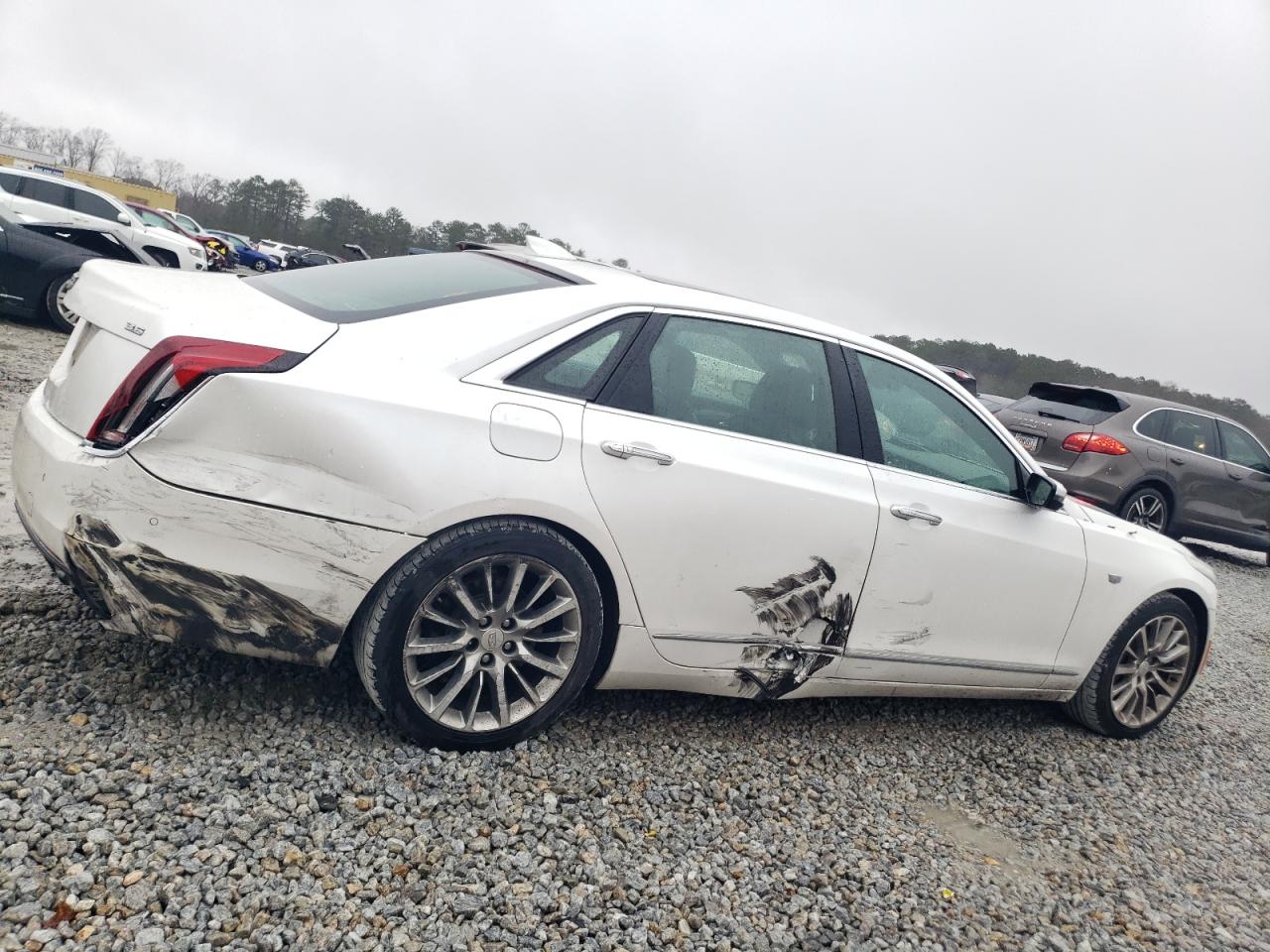 2017 Cadillac CT6 VIN 1G6KD5RS4HU177964 Copart auction photo, side / rear end damage thumbnail 3