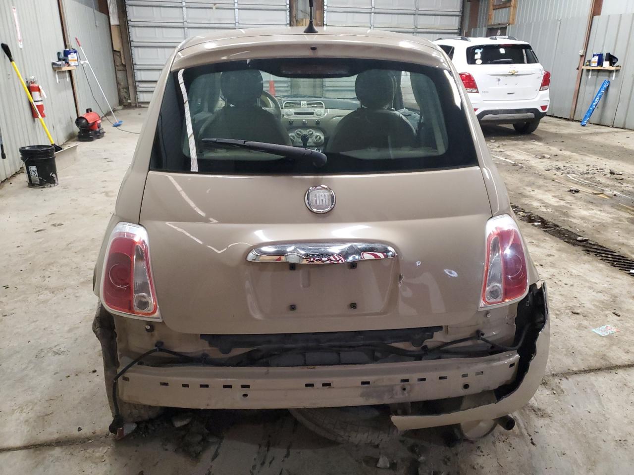 2012 Fiat 500 VIN 3C3CFFAR5CT131187 Copart auction photo, all over damage thumbnail 6
