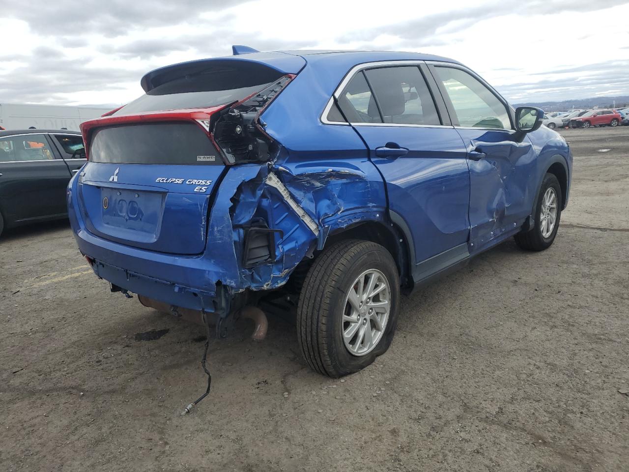 2019 Mitsubishi Eclipse VIN JA4AT3AA4KZ030891 Copart auction photo, side / rear end damage thumbnail 3