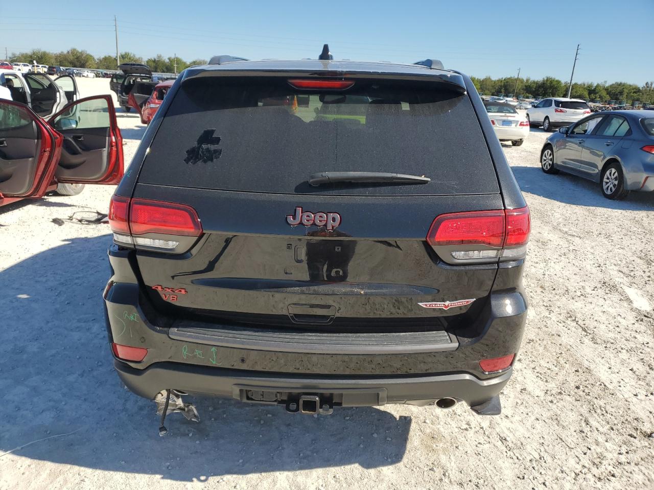 2020 Jeep Grand Cherokee VIN 1C4RJFLT2LC190271 Copart auction photo, rear end / side damage thumbnail 6