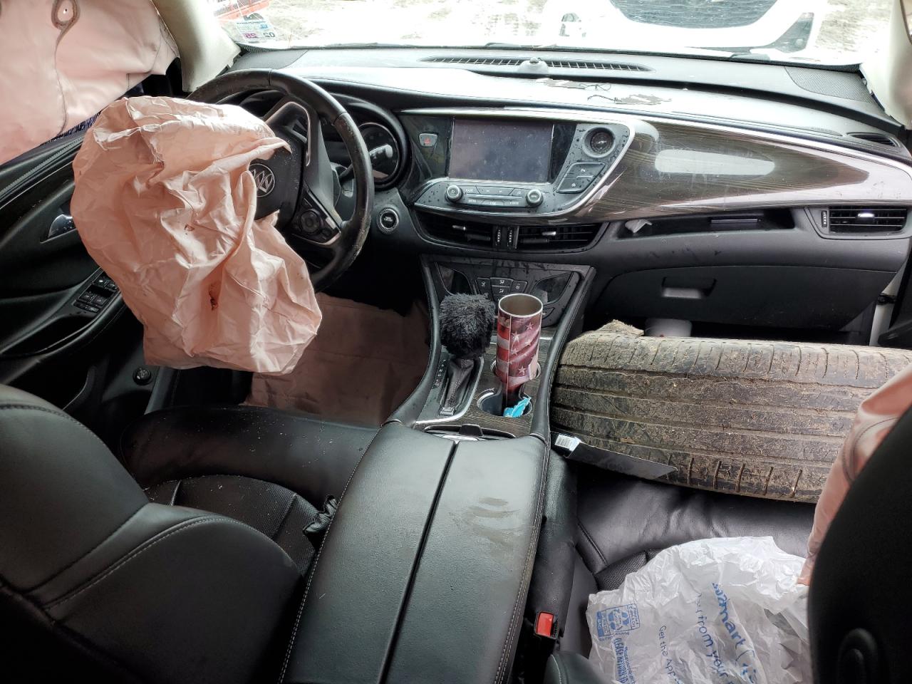 2020 Buick Envision VIN LRBFXCSA7LD079062 Copart auction photo, side / front end damage thumbnail 8
