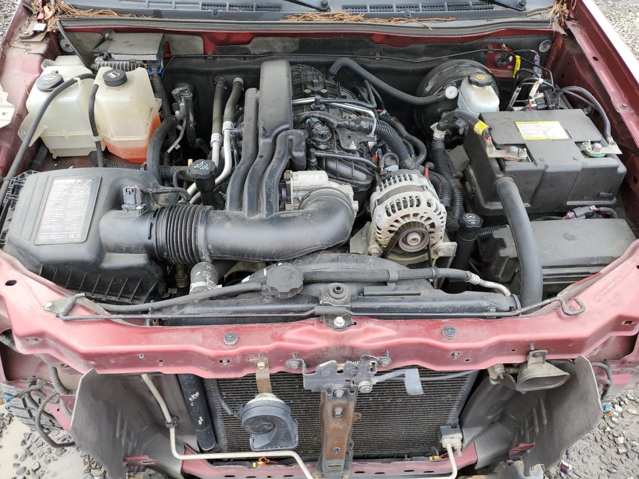 2011 GMC Canyon VIN 1GTH6NFP2B8125279 Copart auction photo, front end damage thumbnail 11