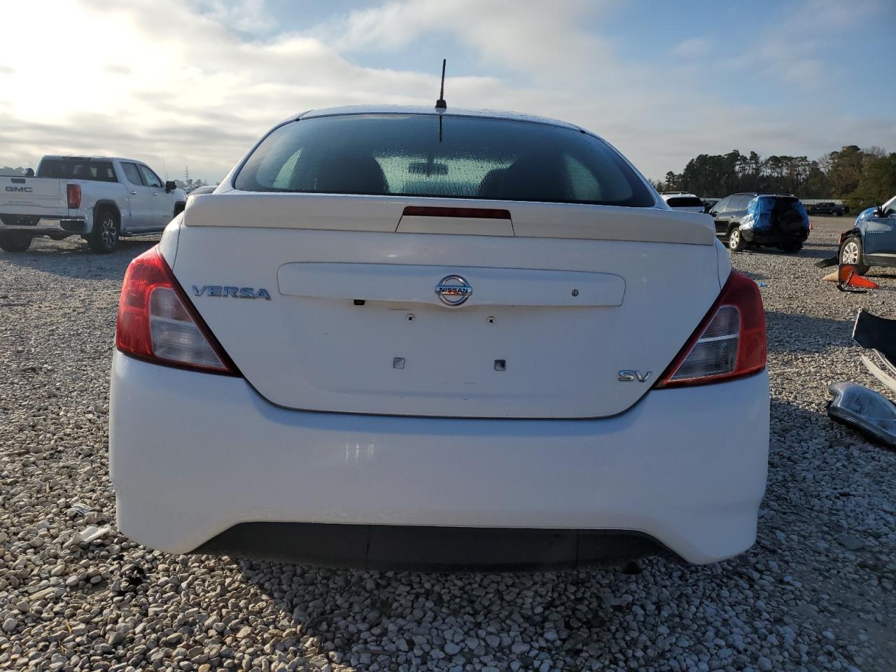 2019 Nissan Versa VIN 3N1CN7AP2KL866049 Copart auction photo, front end / side damage thumbnail 6
