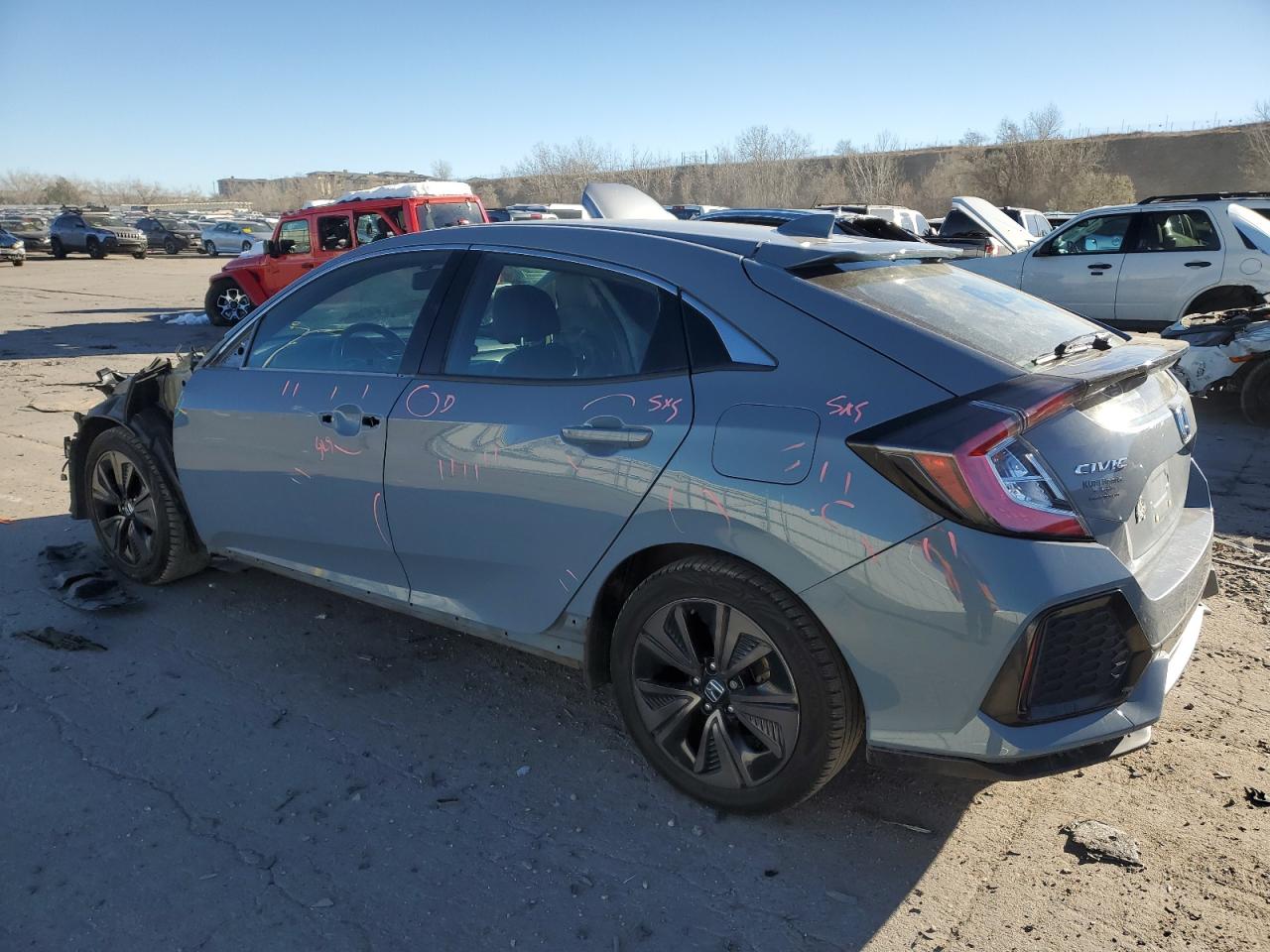 2017 Honda Civic VIN SHHFK7H71HU218832 Copart auction photo, front end / minor dent/scratches damage thumbnail 2