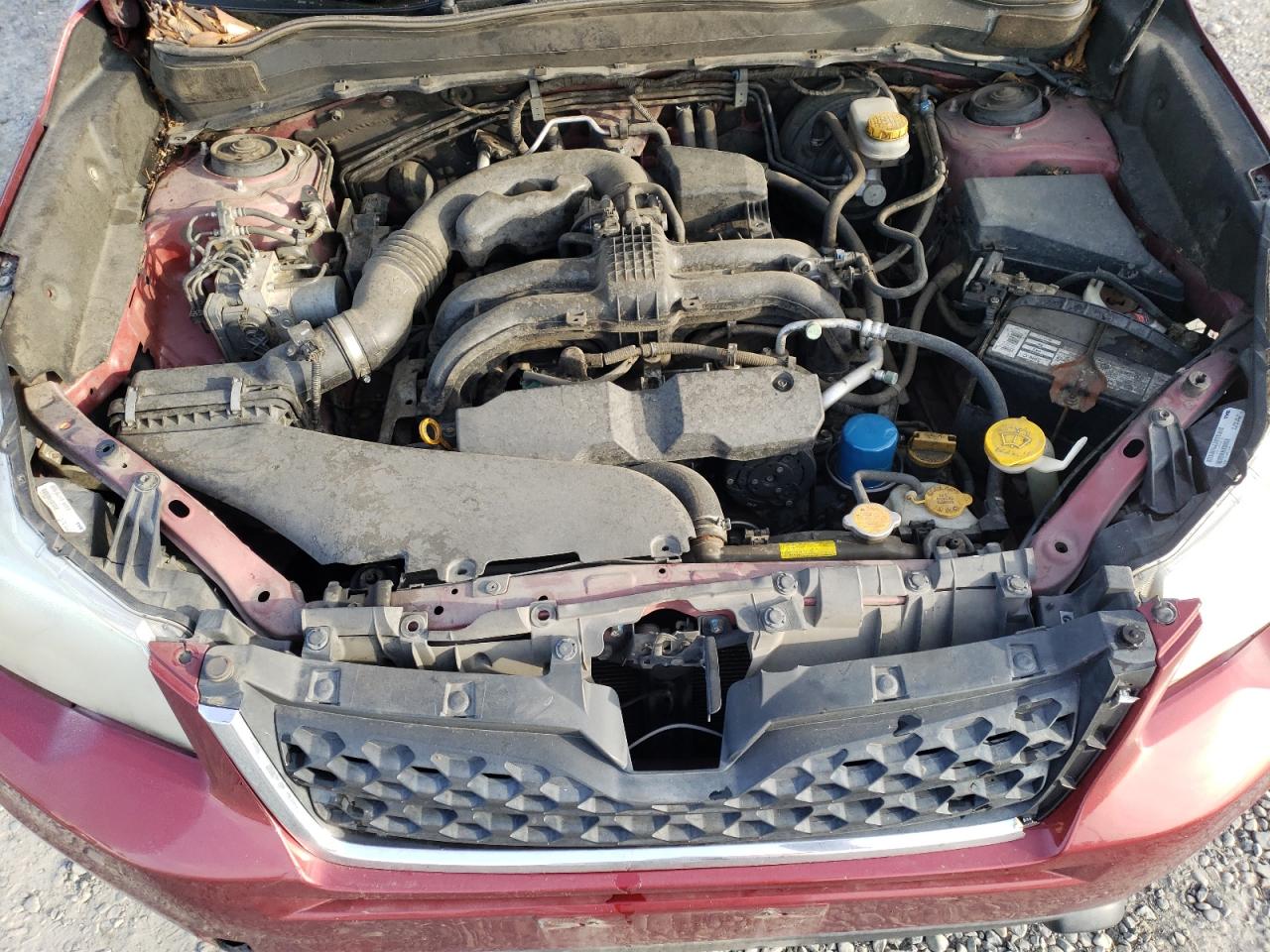 2015 Subaru Forester VIN JF2SJAFC8FH522710 Copart auction photo, front end / side damage thumbnail 11