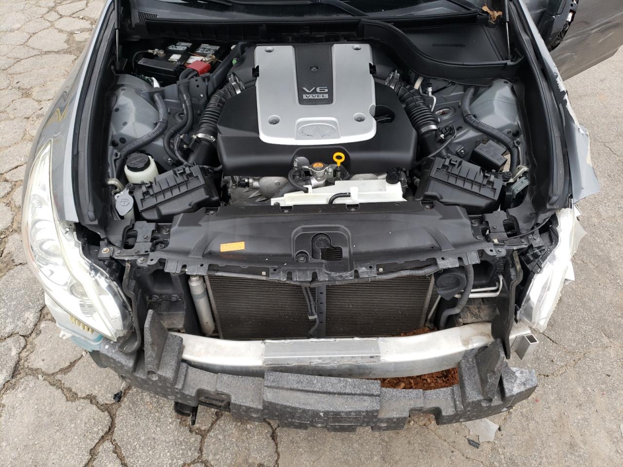 2013 Infiniti G VIN JN1CV6AP8DM710262 Copart auction photo, all over damage thumbnail 12