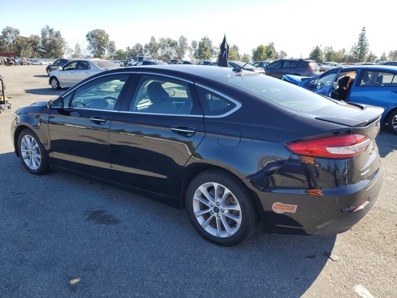 2020 Ford Fusion VIN 3FA6P0SUXLR113325 Copart auction photo, front end damage thumbnail 2