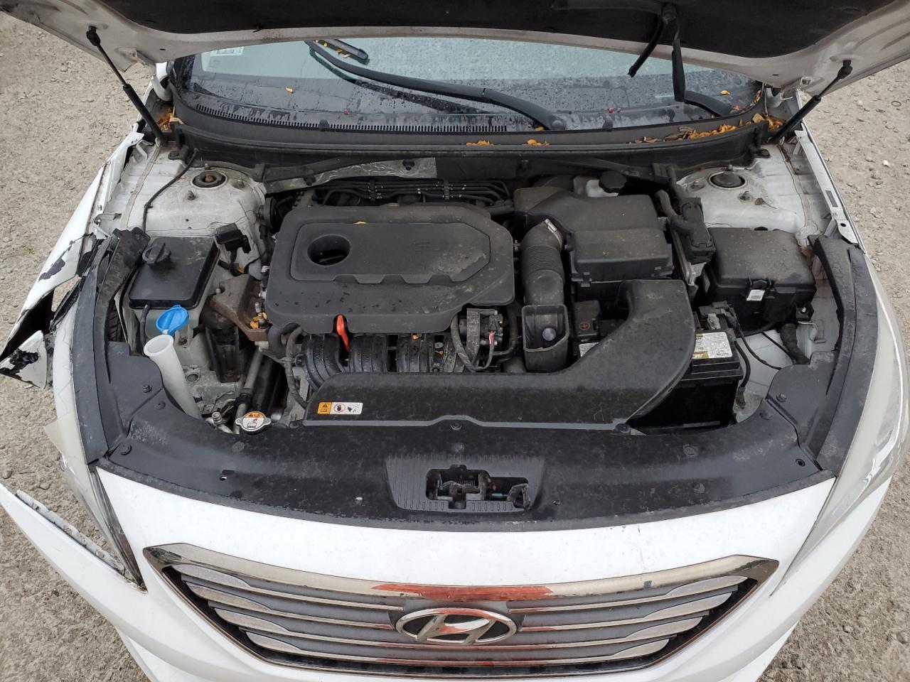 2015 Hyundai Sonata VIN 5NPE24AF9FH146063 Copart auction photo, front end / undercarriage damage thumbnail 11