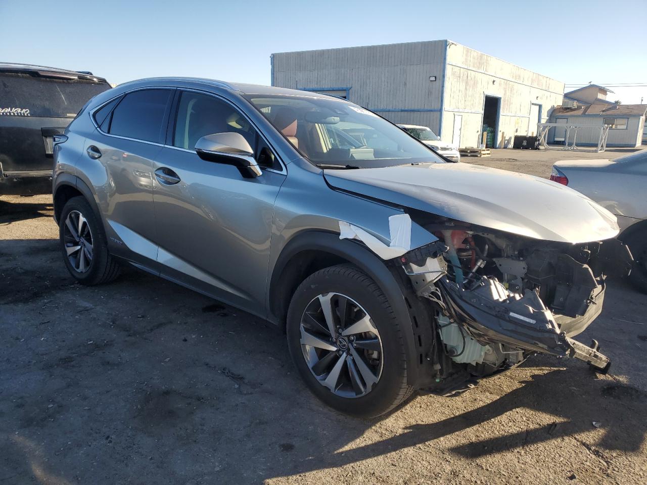 2020 Lexus NX VIN JTJGJRDZ2L2143384 Copart auction photo, frame damage damage thumbnail 4