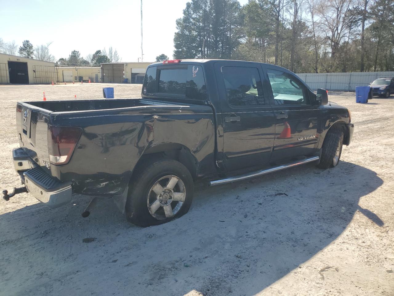 2008 Nissan Titan VIN 1N6AA07C88N305209 Copart auction photo, rear end / side damage thumbnail 3