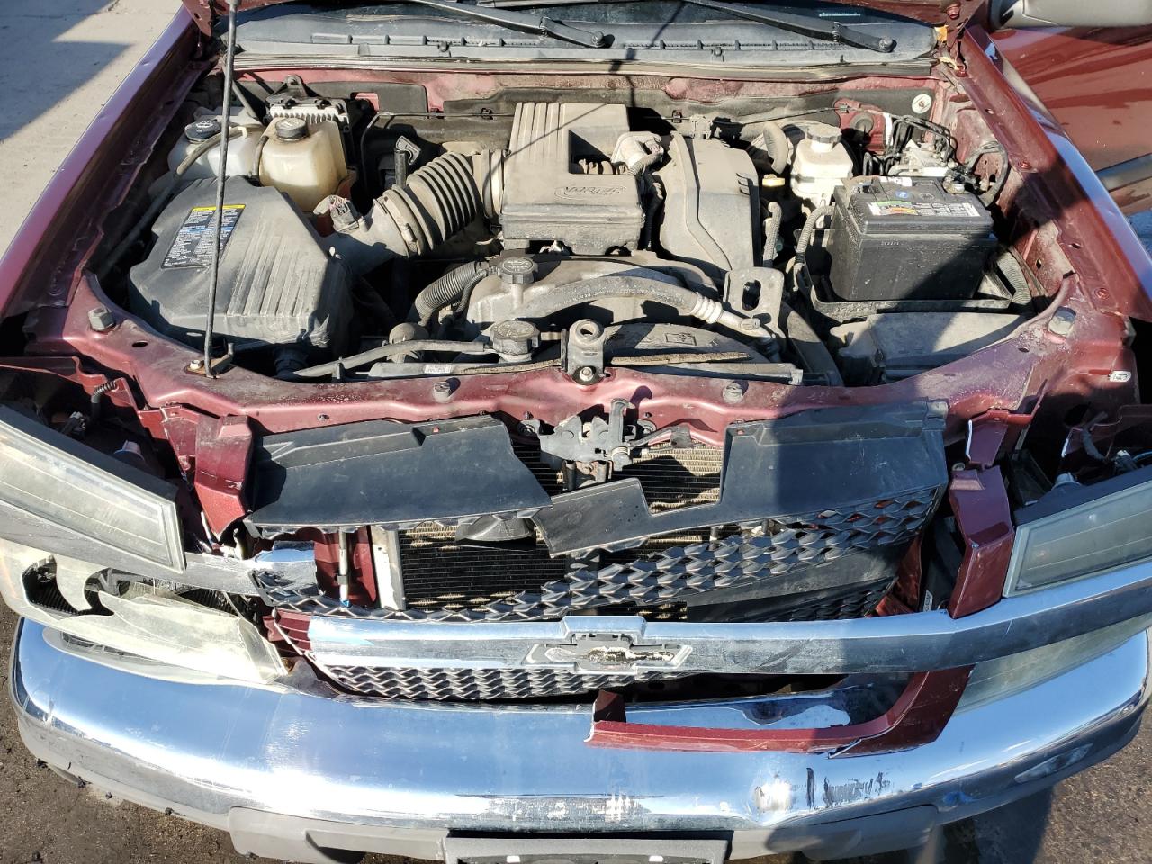 2007 Chevrolet Colorado VIN 1GCCS19E778246017 Copart auction photo, front end / hail damage thumbnail 11