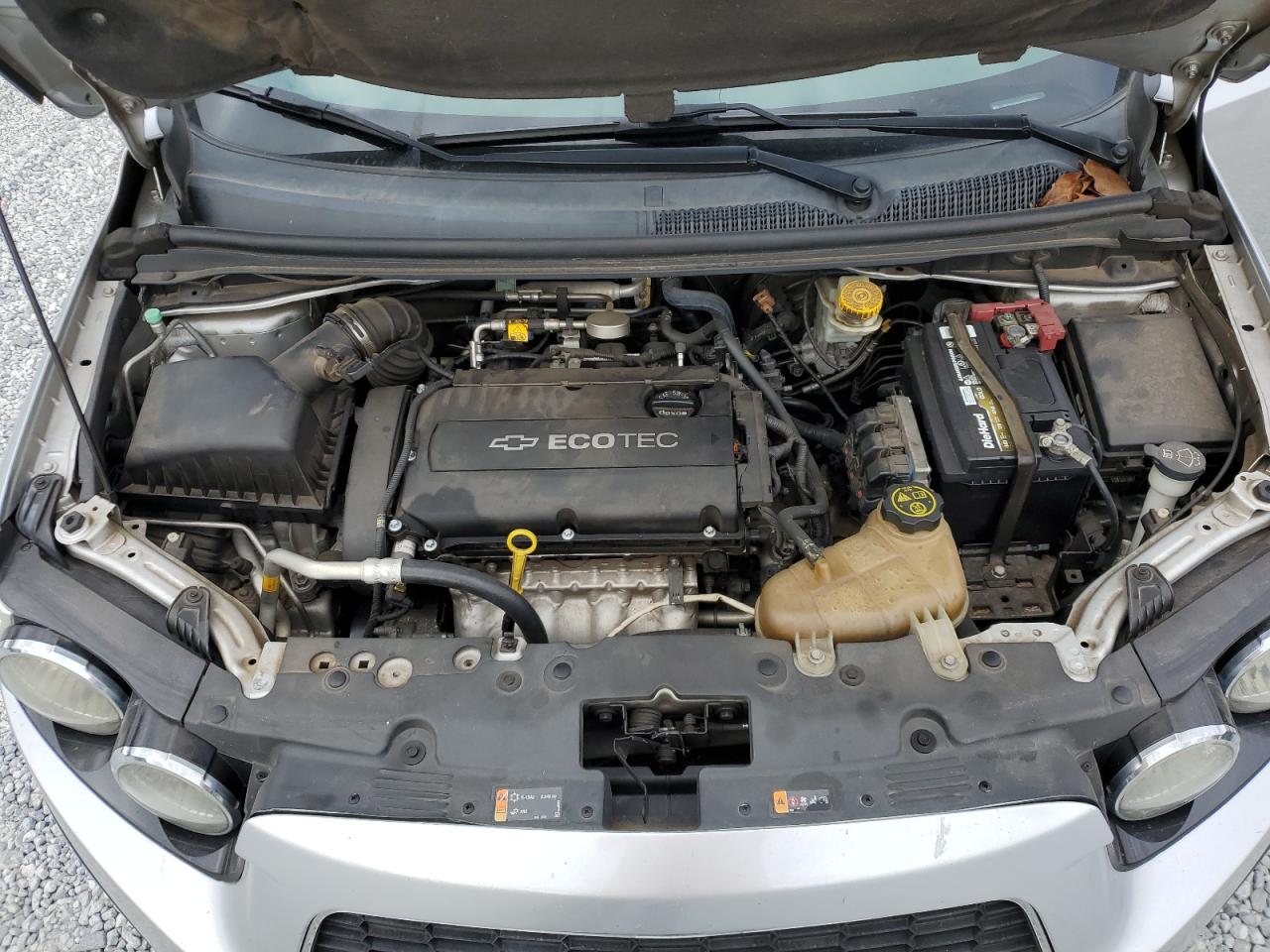 2014 Chevrolet Sonic VIN 1G1JC6SHXE4108104 Copart auction photo, front end / mechanical damage thumbnail 11
