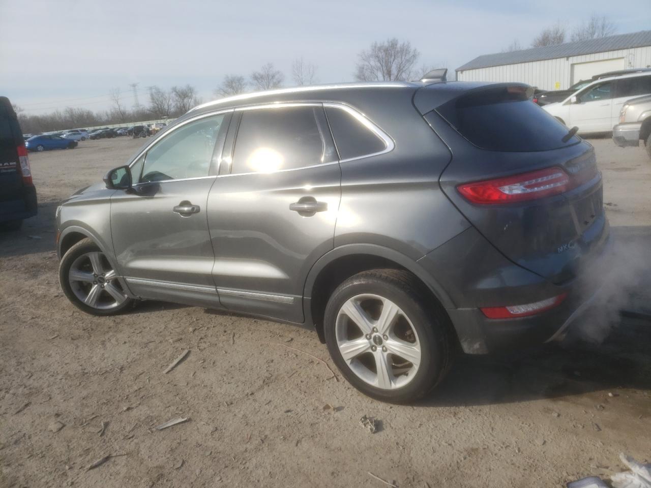 2017 Lincoln MKC VIN 5LMCJ1D90HUL28606 Copart auction photo, front end / side damage thumbnail 2