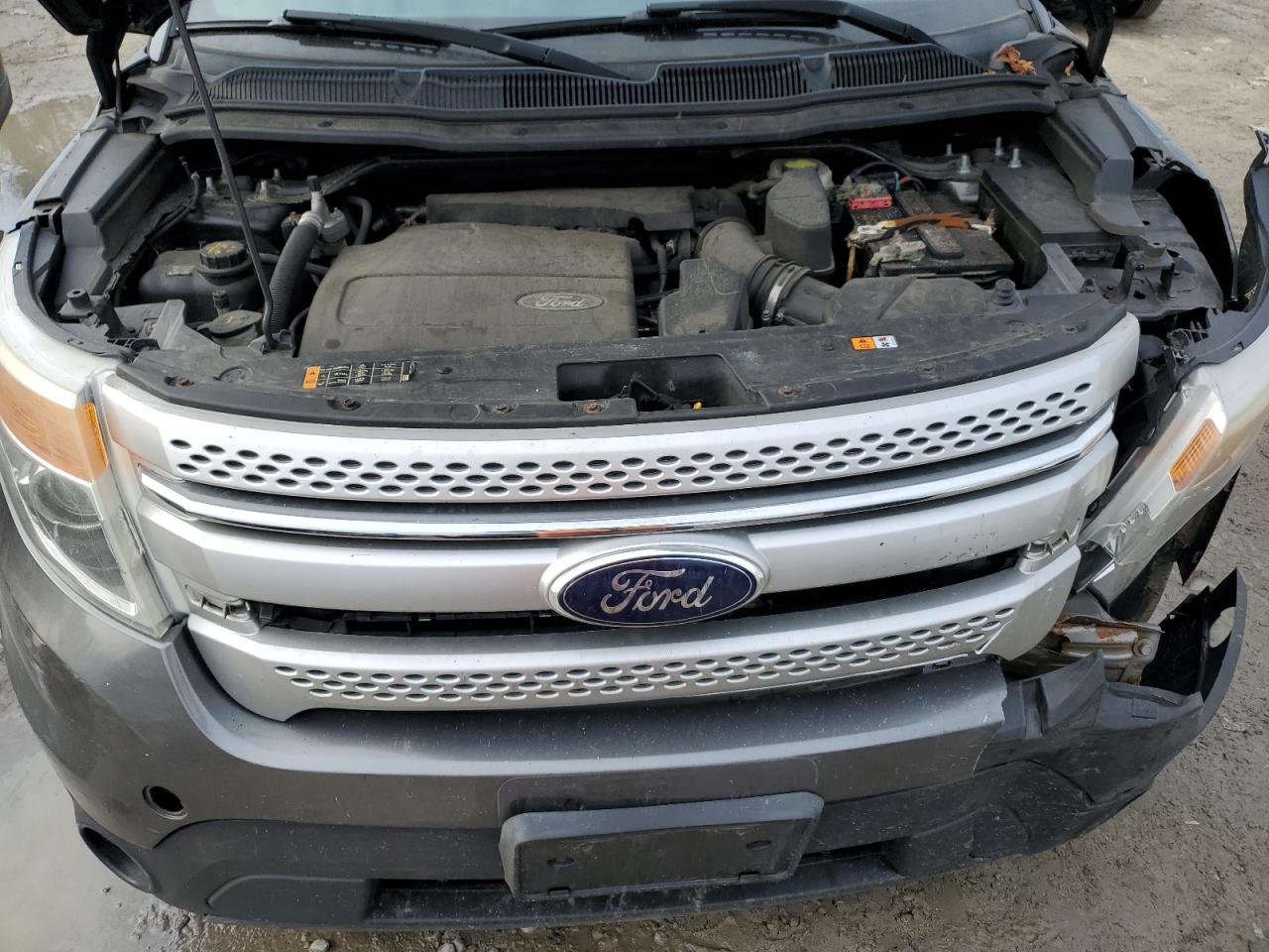 2014 Ford Explorer VIN 1FM5K8D87EGB41348 Copart auction photo, front end damage thumbnail 12