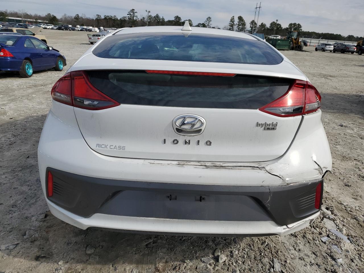 2020 Hyundai IONIQ VIN KMHC65LC0LU219967 Copart auction photo, front end / rear end damage thumbnail 6